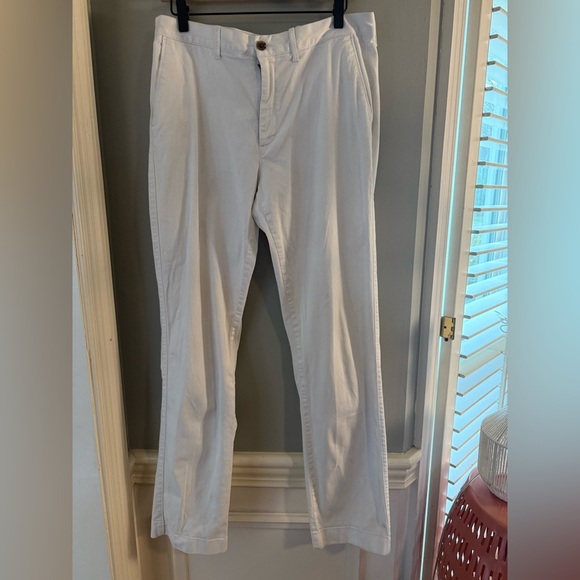 J. Crew White Chinos Straight Leg - Picture 1 of 4